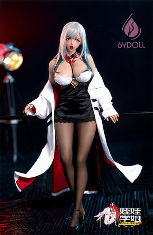 Doll Senior Rayvenado 161CM E Cup Big Breast Full Silicone Implanted Hair Customizable Asian Anime Cosplay Sex Doll