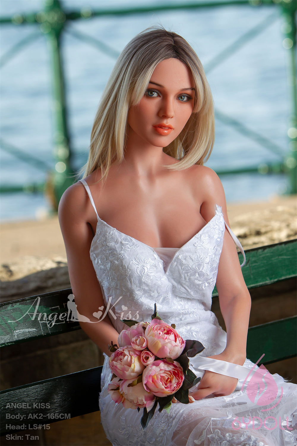 Angelkiss Maddison 165cm/5ft5 D-cup Big Breast Full Silicone Blonde Tanned Skin Sex Doll [In Stock | US Only]