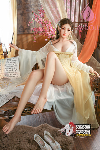 Doll Senior 白亦Baiyi 168 E Cup Big Breast Full Silicone Implanted Hair Customizable Asian Sex Doll