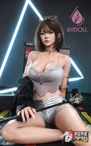 Doll Senior Geji 168 E Cup Big Breast Full Silicone Implanted Hair Customizable Asian Sex Doll