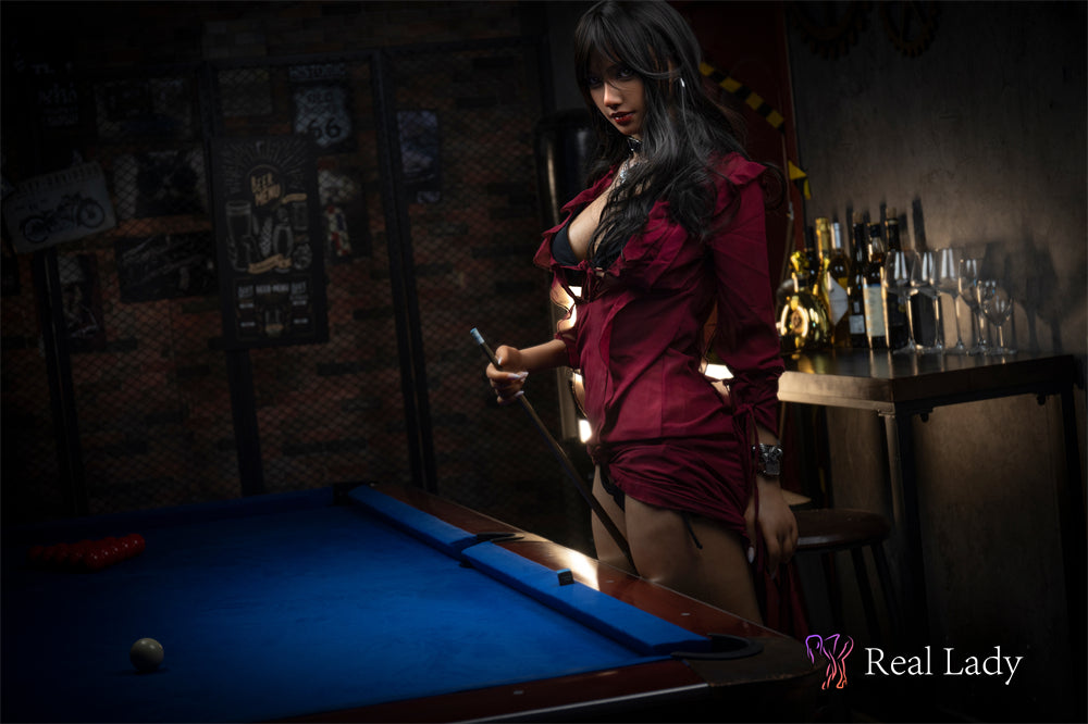 Real Lady Rita 170cm/5ft7 D-cup Full Silicone Implanted Hair Customizable Asian Sex Doll S30