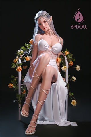 TOP FIRE DOLL 165cm/5ft5 silicone-T07 D-Cup Big Breast Full Silicone Implanted Hair Customizable Blonde Elf Cosplay Sex Doll