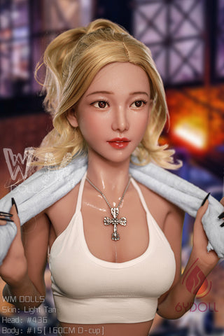 WM Dolls Carl 160cm/5ft3 D-cup TPE Blonde Tan Skin Sex Doll