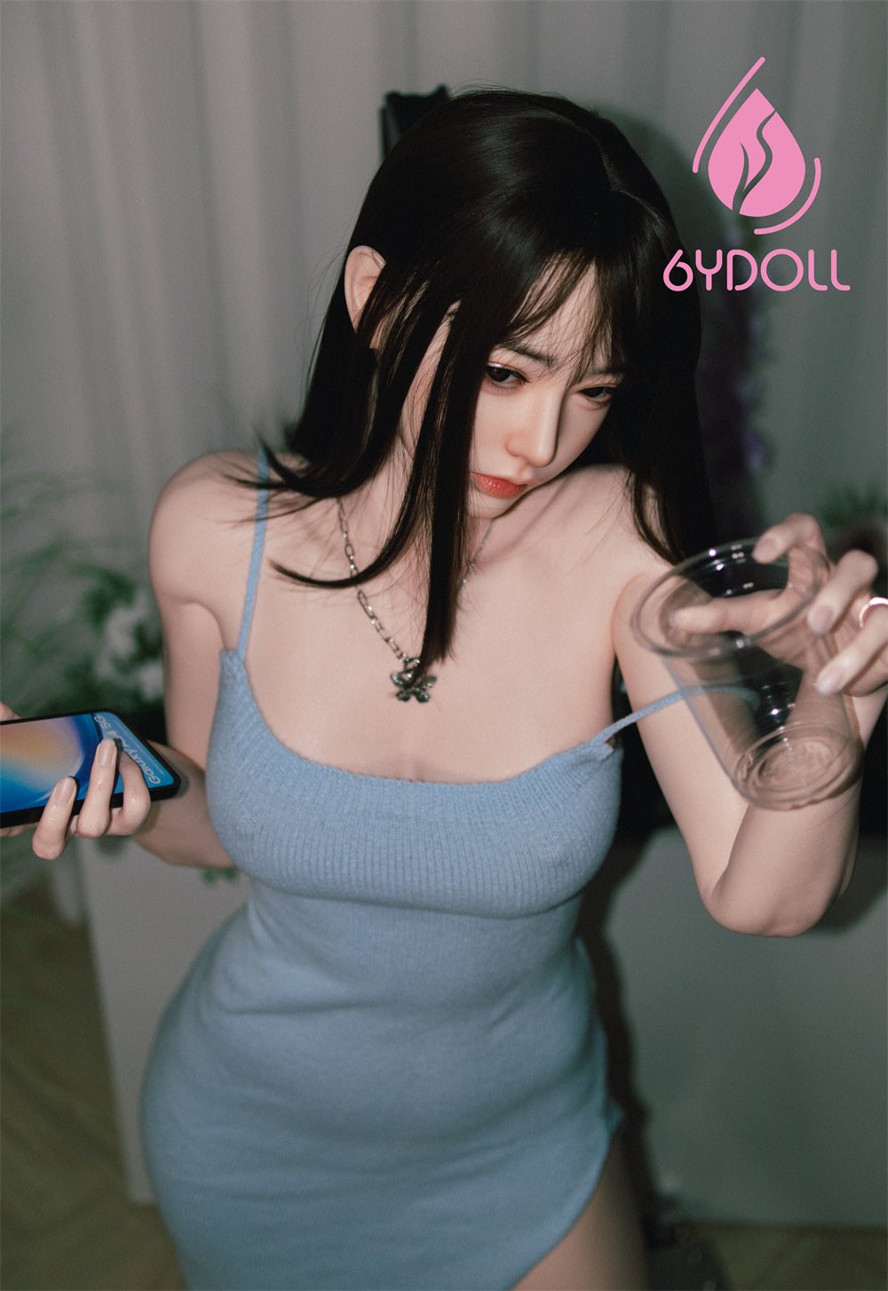 BANQU DOLL Yumi 162CM Silicone Implanted Hair Customizable Sex Doll